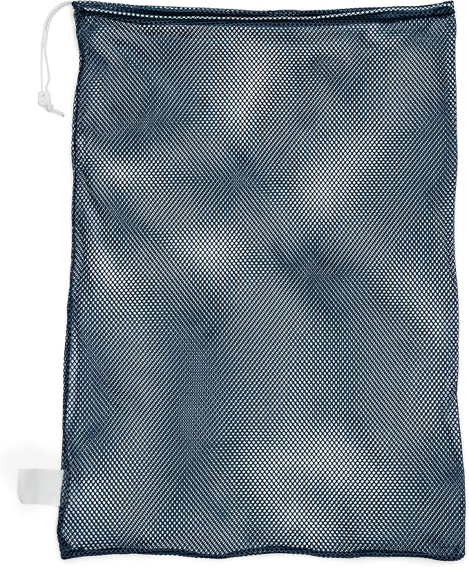 Champion Sports Mesh Equipment Bag – Heavy-Duty Nylon Drawstring Bag by ChampionSports