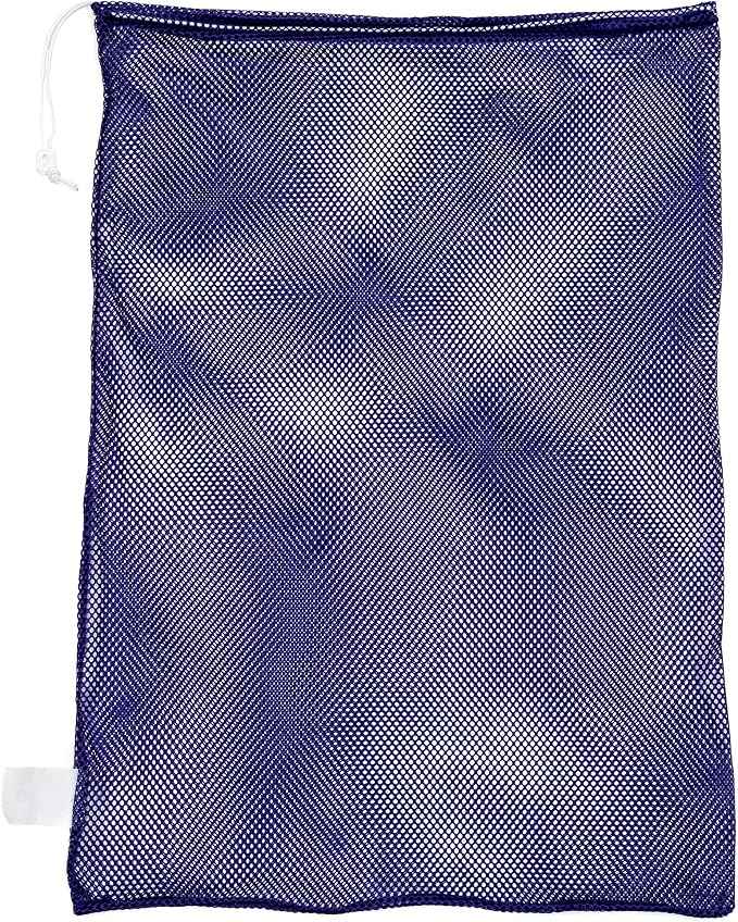 Champion Sports Mesh Equipment Bag – Heavy-Duty Nylon Drawstring Bag by ChampionSports