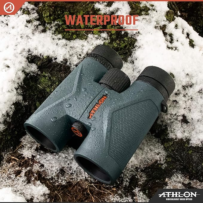 Athlon Optics 8x42 Midas UHD Gray Binoculars - Image 6