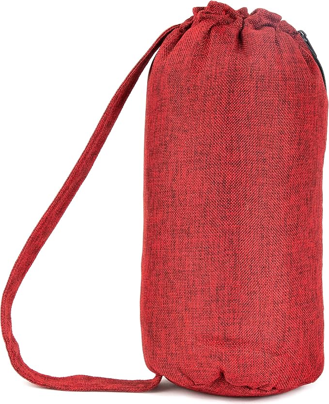 Nickel Bags Padded Drawstring Duffle Tube, Hemp Protective Sling Bag - Image 3
