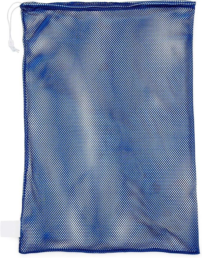 Champion Sports Mesh Equipment Bag – Heavy-Duty Nylon Drawstring Bag by ChampionSports