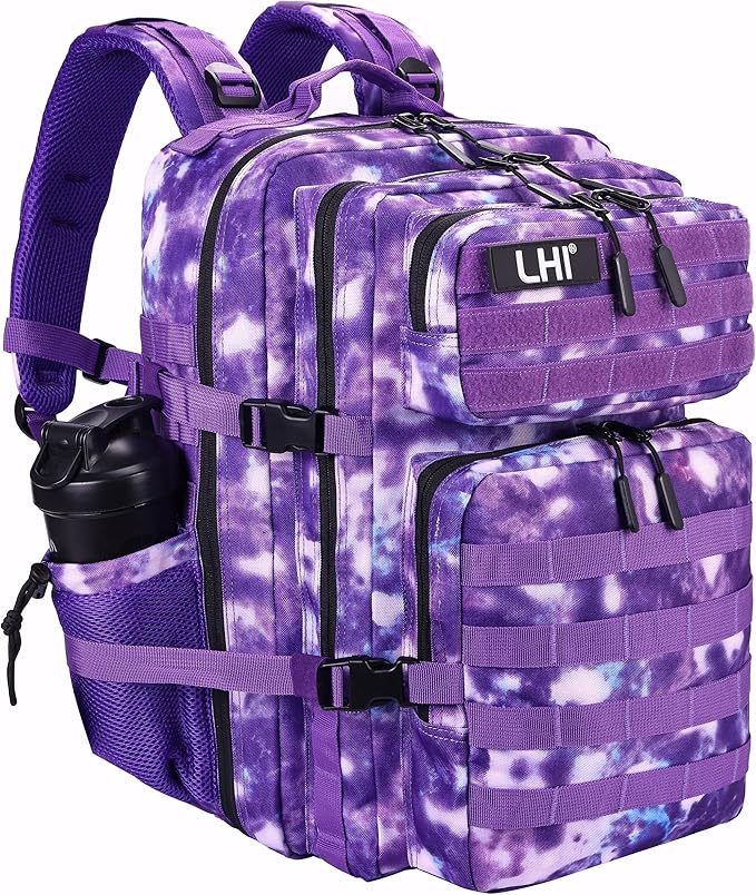 LHI Military Tactical Backpack for Men and Women 45L Army 3 Days Assault Pack by LHI