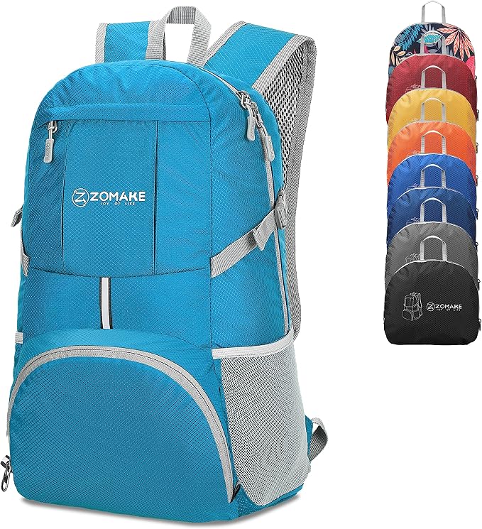 ZOMAKE Lightweight Packable Backpack 35L, Light Foldable Backpacks Water by ZOMAKE