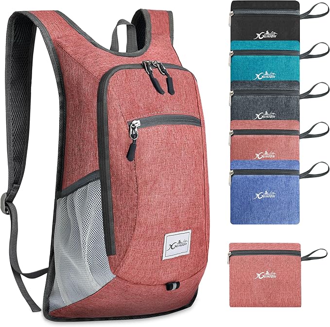 Xgunion Hiking Backpack 10L Small Travel Lightweight Daypack Foldable Hiking by XGUNION