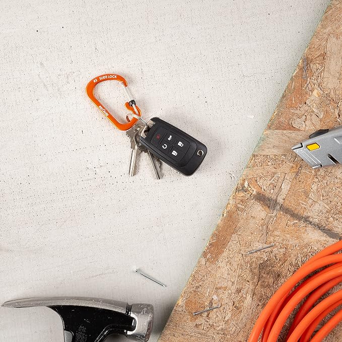 Carabiner SlideLock No3 Orange - Image 7