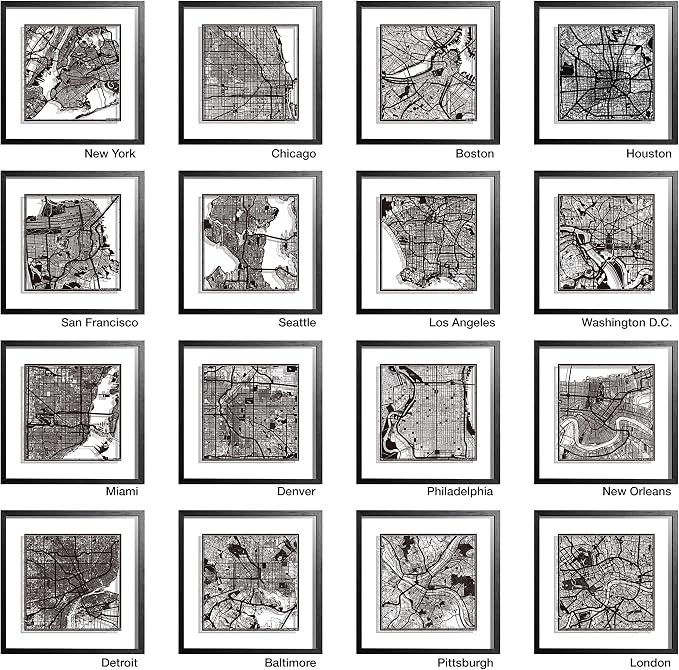 Washington D.C. Cut Map framed by O3 Design Studio, 18x18 inches, paper cutting - Image 4