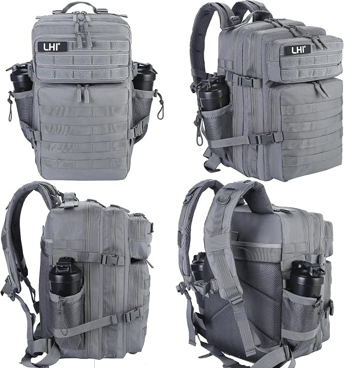 LHI Military Tactical Backpack for Men and Women 45L Army 3 Days Assault Pack - Image 2