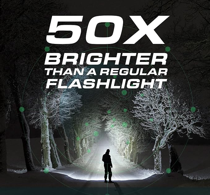 TacLight 3 Pk Tactical Flashlights High Lumens 40x Brighter than Regular Flash - Image 2
