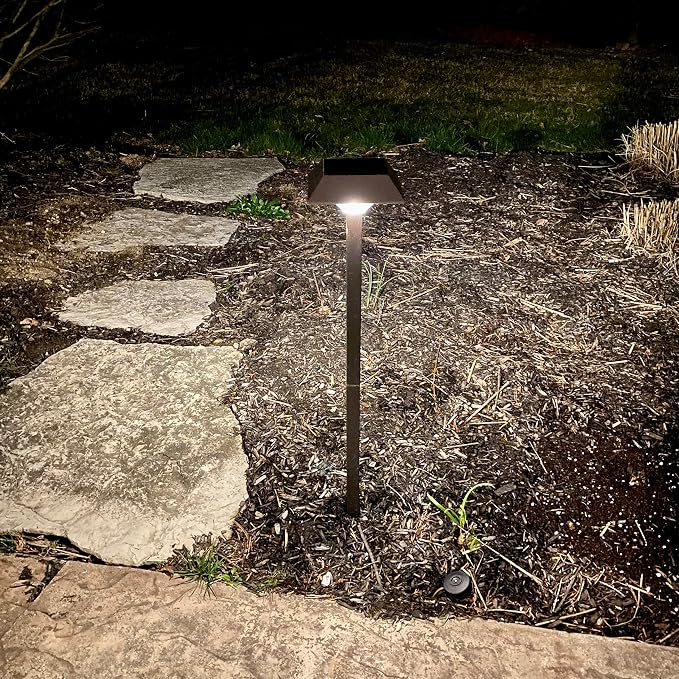 Super Bright 300 Lumens Solar Pathway Lights Outdoor, 2 Lighting Color Modes - Image 9