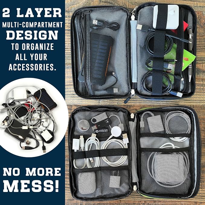 Enthusiast Gear Waterproof Electronics Organizer – Durable Travel Case - Image 2